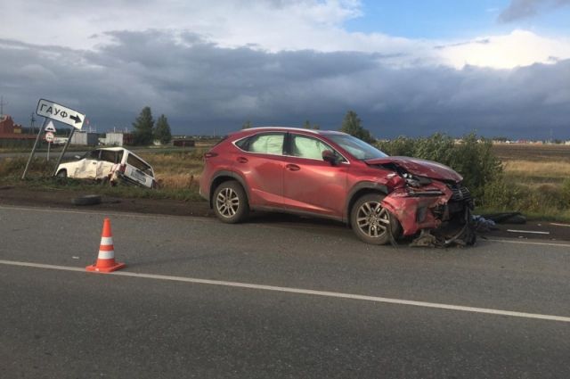 В Омской области в аварии погибли водитель и пешеход