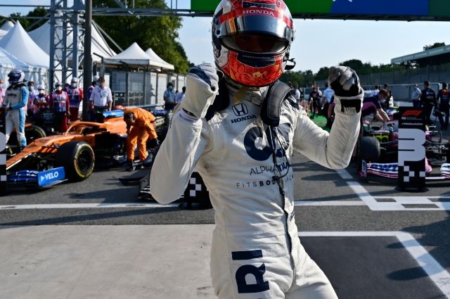 Победителем Гран-при «Формулы-1» в Италии впервые стал француз Гасли