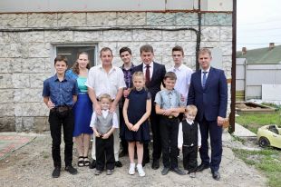 Многодетные семьи не оставили без внимания.