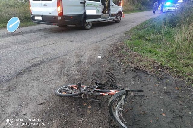 В Правдинском районе автобус сбил 9-летнего велосипедиста