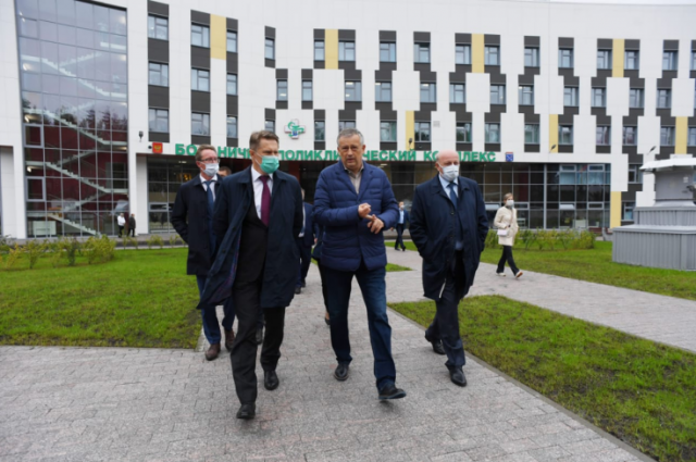 Дрозденко и Мурашко открыли новый больнично-поликлинический комплекс