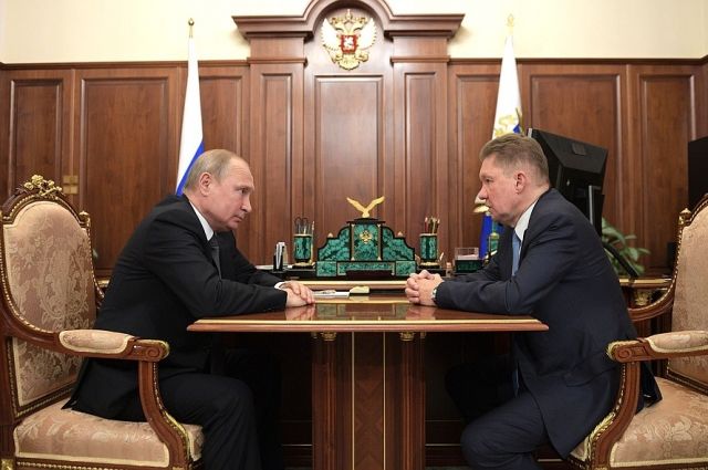 Кремль: «Северный поток - 2» не был главной темой встречи Путина и Миллера