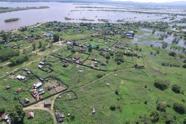 В селе под Хабаровском затопило более 50 жилых домов