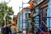 В субботу 19 сентября сразу 140 волонтёров  отправились ремонтировать фасады четырёх старинных домов в историческом центре города