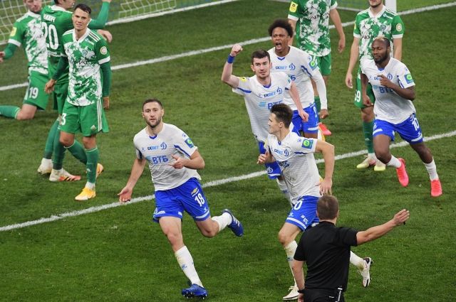 «Динамо» вырвало победу у «Ахмата» на последних минутах матча РПЛ
