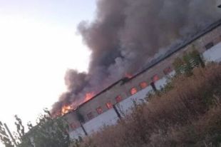 Под Киевом загорелась колония, где содержатся более 500 заключенных.