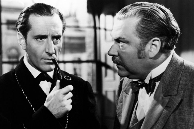 Бэзил Рэтбоун — «Приключения Шерлока Холмса» (1939).