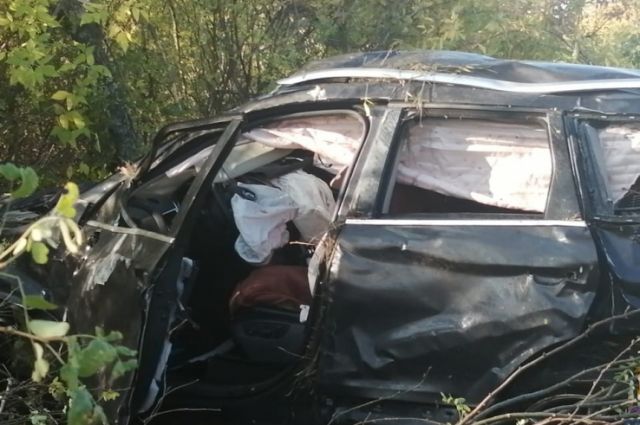В автоаварии под Омском погибли три человека, двое госпитализированы