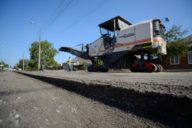 Как в Майкопе ведется ремонт дорог