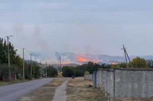 В Краматорске произошел масштабный пожар