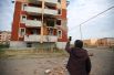Дом в городе Тертер, пострадавший от боев в районе самопровозглашенной Нагорно-Карабахской Республики. 