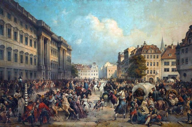 Капитуляция Берлина 28 сентября 1760 года. Картина Александра Коцебу.