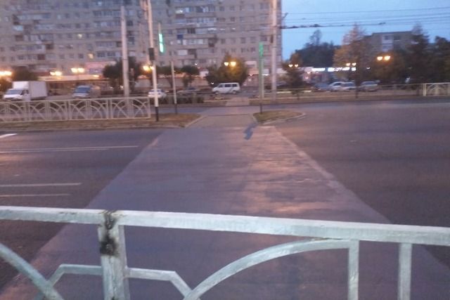 На оживлённом перекрёстке в Ставрополе ликвидировали пешеходный переход