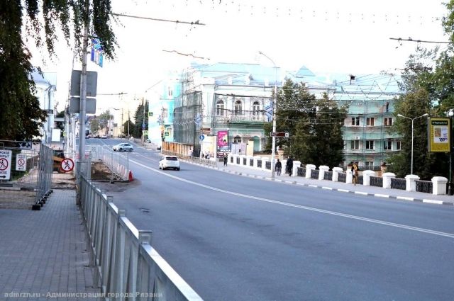 3 октября на Астраханском мосту в Рязани закроют тротуар со второй стороны