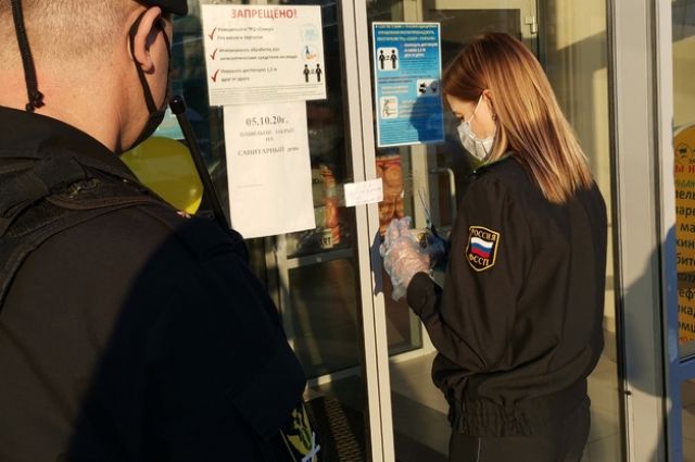В Оренбурге за нарушение санитарных норм опечатали павильон возле «Севера»