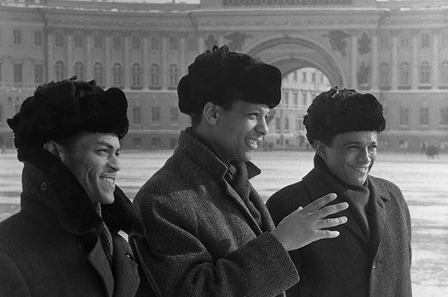 Студенты-иностранцы Ленинградского политехнического института, 1965 г.