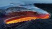 Огненная река вулкана Этна.
