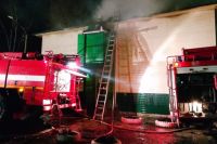 Огонь охватил более 700 квадратных метров здания медучреждения.