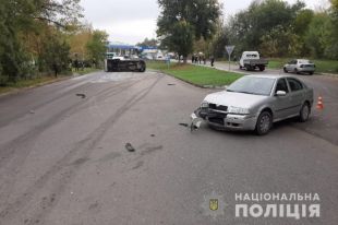 В Запорожье перевернулась маршрутка с пассажирами: пострадали три человека