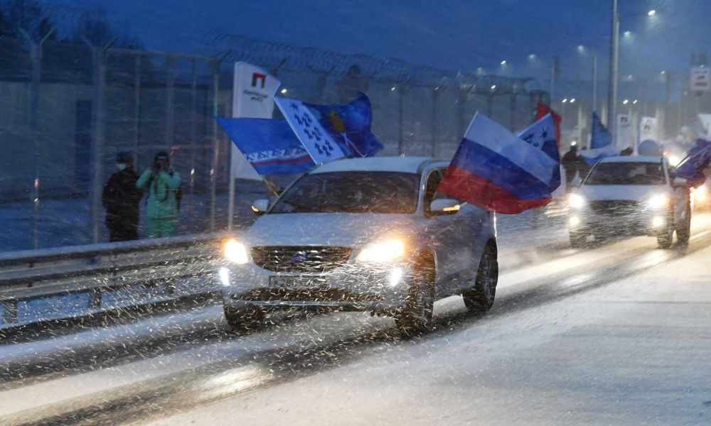 Открытие Пуровского моста