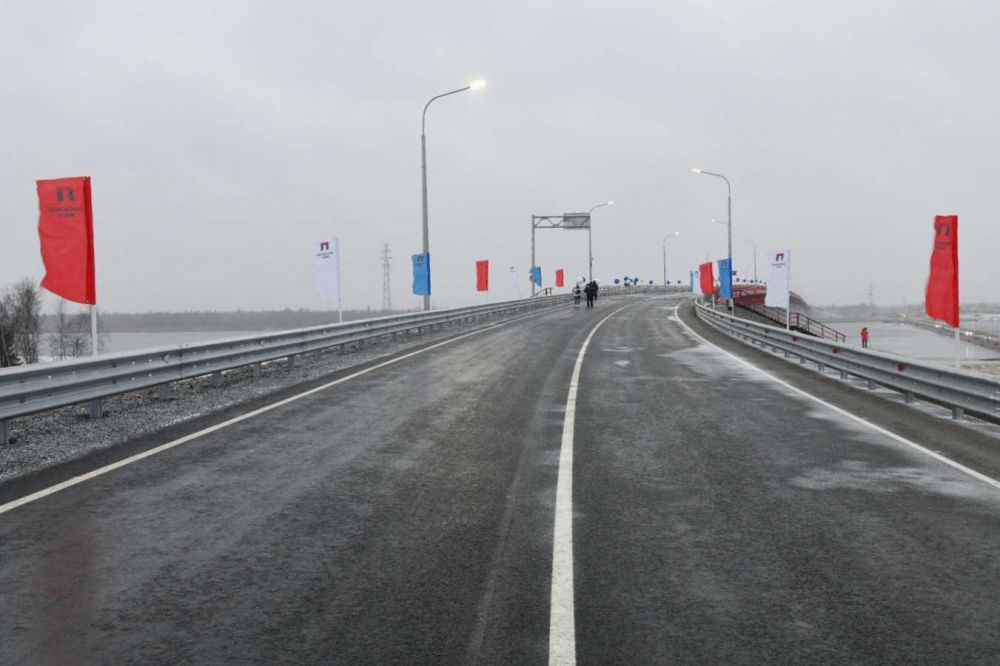 Открытие Пуровского моста