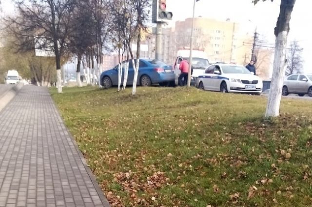 На проспекте Ленина в Туле столкнулись три машины