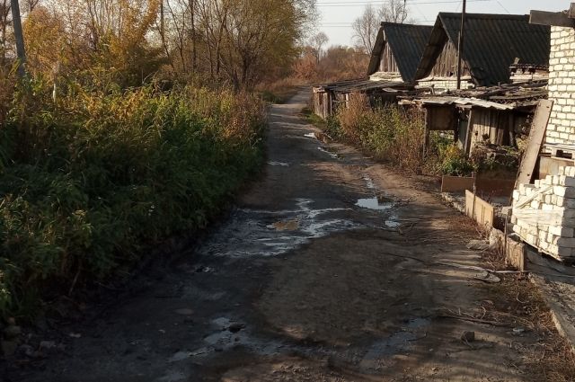 Улицу посёлке Плодовый под Ульяновском залило нечистотами