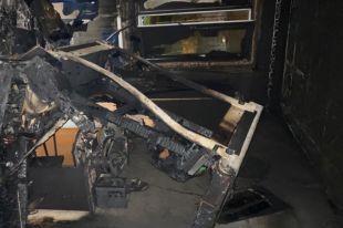 Площадь пожара составила 5 квадратных метров.