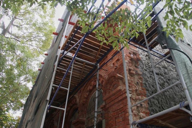 В Краснодаре приступили к реставрации фасада Дома сестер милосердия