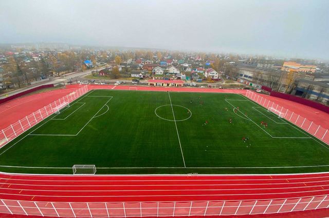Ремонт стадиона «Спартак» завершился в Брянске