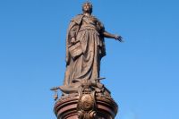 Памятник Екатерине II в Одессе.