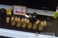 В Житомире мужчина хранил на балконе боевые гранаты