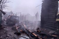 В сгоревшем доме в селе Новомихайловка нашли тела двух погибших.