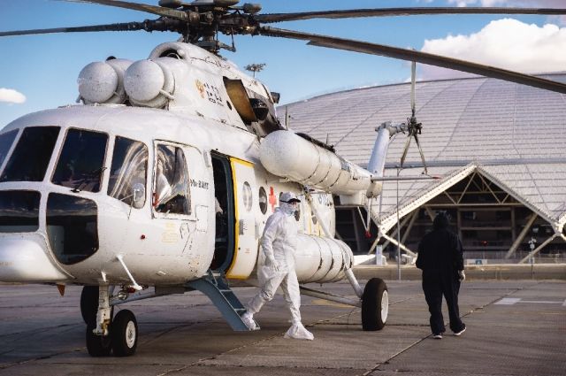 В Самару и Тольятти эвакуировали на вертолете 5 пациентов с пневмонией
