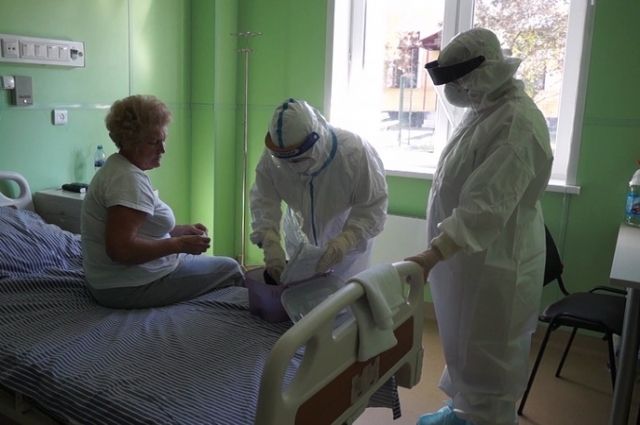 Военный медцентр в Оренбурге на 50% увеличли число койко-мест для пациентво с коронавирусом.