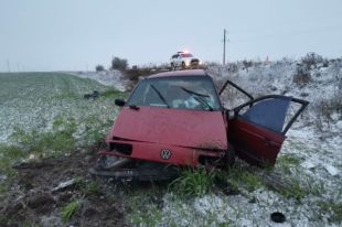 В Запорожской области наблюдатели ОПОРЫ попали в ДТП