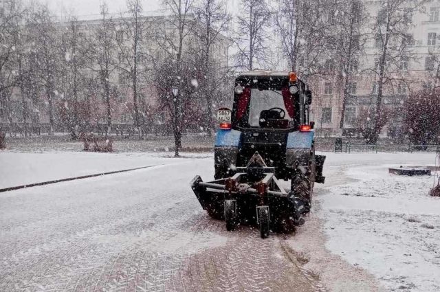 Основные магистрали Нижнего Новгорода очищены от снега ночью