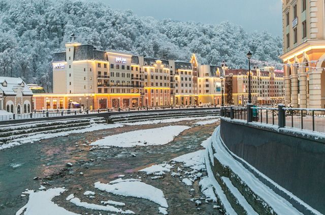 В ближайшие сутки в горах Сочи ожидается гололедица и налипание снега