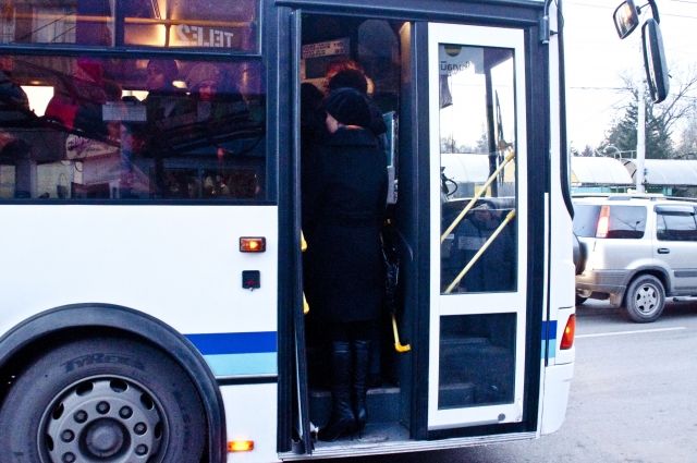 Омичка пожаловалась на несоблюдение дистанции в автобусе № 103