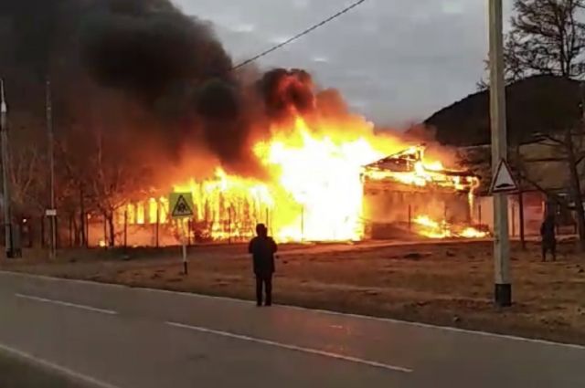 В Цильнинском районе при пожаре в собственном доме погиб мужчина