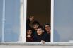 Дети в открывшейся школе в Степанакерте.