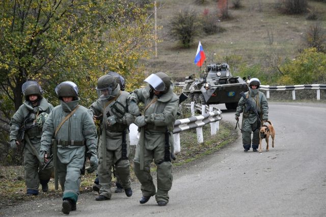 Российские миротворцы контролируют безопасность Лачинского коридора