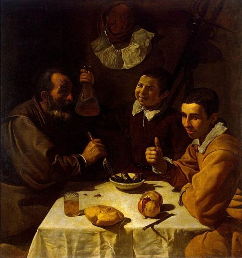 Диего Веласкес. Завтрак. Около 1617 года