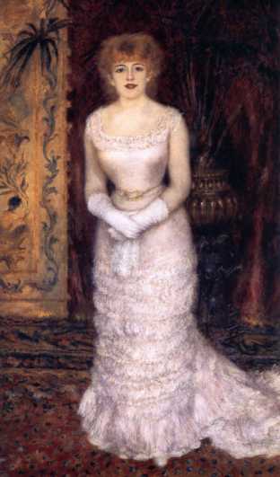 Пьер Огюст Ренуар. Портрет актрисы Жанны Самари. 1878 год