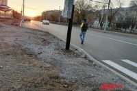 Несмотря на недоделанные тротуары, чиновники решили рассказать о завершении ремонта Туркестанской и КОмсомольской.