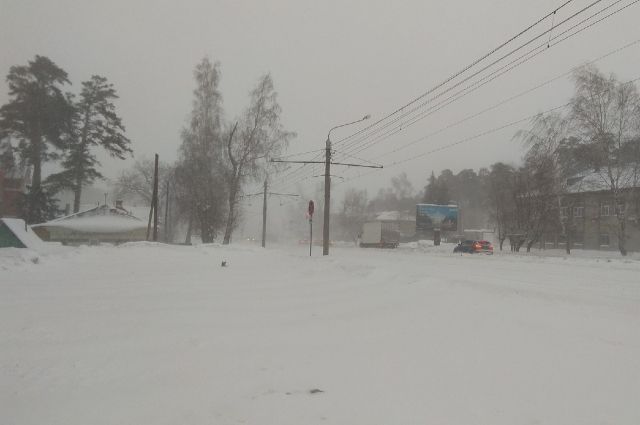 Синоптики прогнозируют метель и снегопад в Омской области