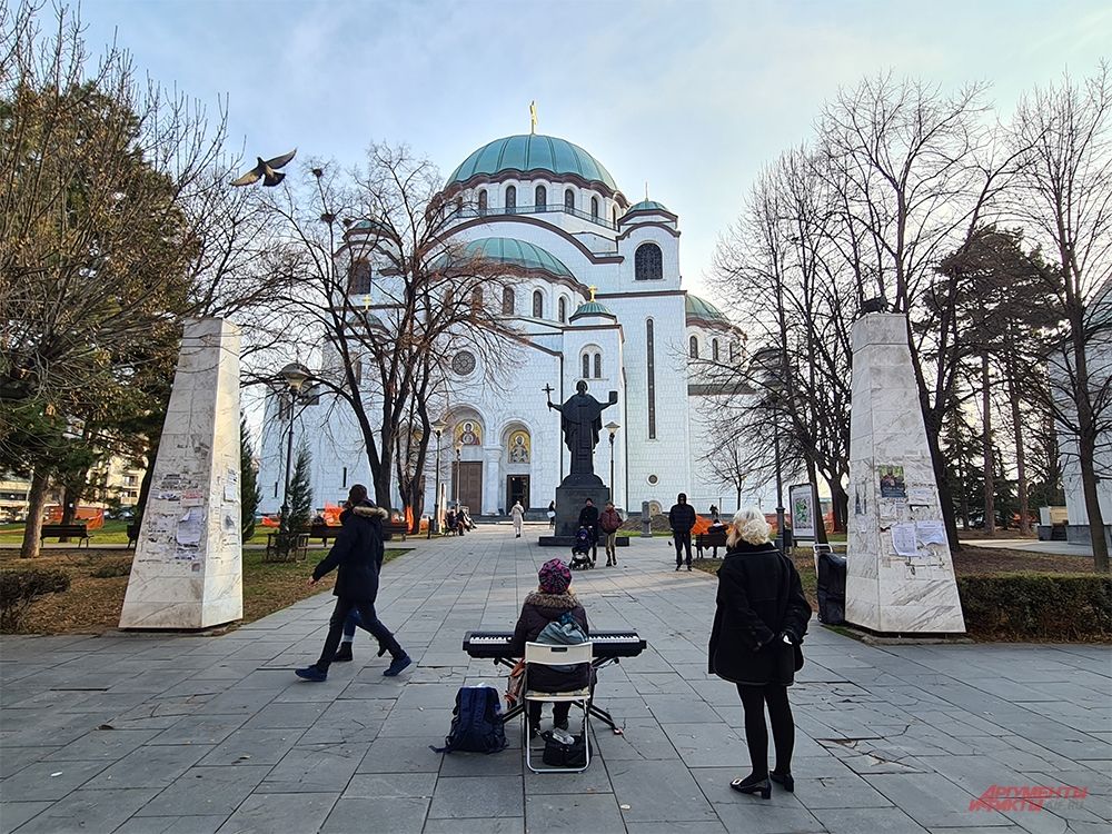 Храм святого Саввы в Белграде, заложенный еще при Югославии в 1986 г.