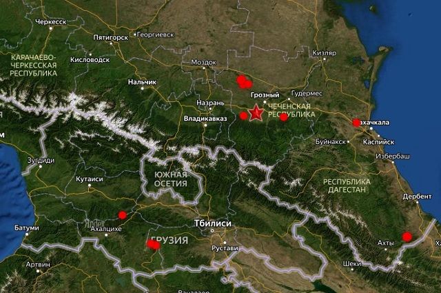 На Северном Кавказе произошло землетрясение почти в пять баллов