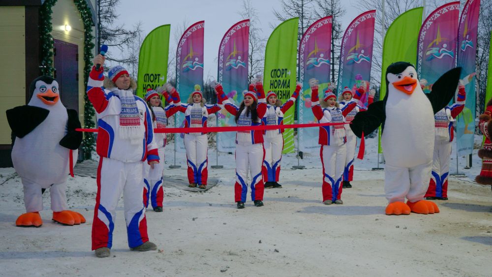 Открытие лыжной базы в Салехарде