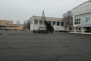 В Чаплинке Херсонской области сгорела главная елка города.